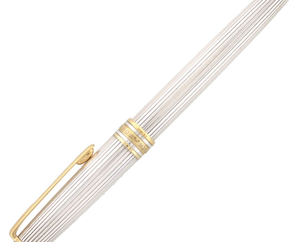 Montblanc Meisterstück Solitaire 925er Sterling Silber Füller No.144 Classique