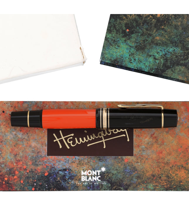 Montblanc Writers Edition 1992 Ernest Hemingway Füller