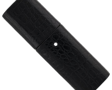 Montblanc Meisterstück Florence 3er Lederetui Schwarz Kroko
