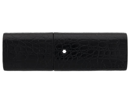 Montblanc Meisterstück Florence 3er Lederetui Schwarz Kroko