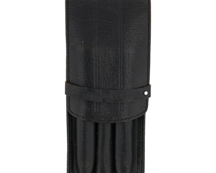 Montblanc Vintage 3er Lederetui Schwarz