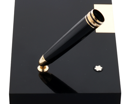 Montblanc Meisterstück Desk Accessoires Pen Stand Füller No.144 Classique Gold Coated