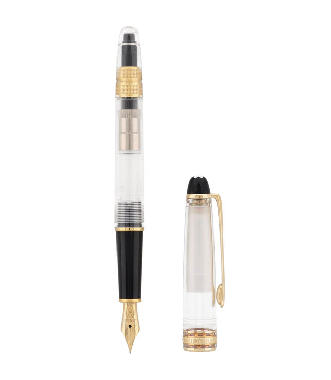 Montblanc Meisterstück Füller No.144 Classique Gold Coated - Demonstrator