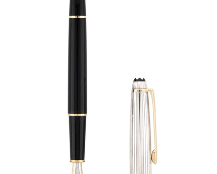 Montblanc Meisterstück Solitaire Doué 925er Sterling Silber Füller No.144 Classique