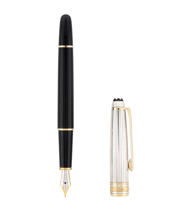 Montblanc Meisterstück Solitaire Doué 925er Sterling Silber Füller No.144 Classique