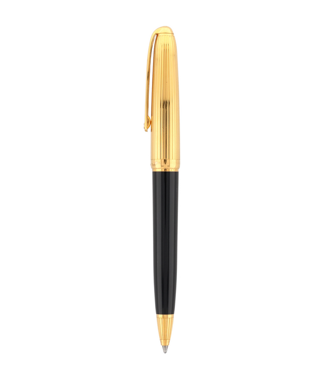 Cartier Louis Dandy Kugelschreiber Black Lacquer Gold