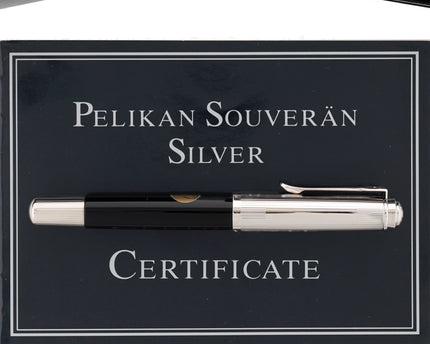 Pelikan M730 Souverän 925er Sterlingsilber B-Feder Füller