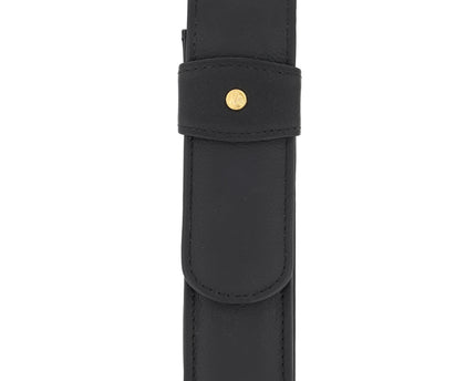 Pelikan 2er Lederetui Schwarz Gold Coated