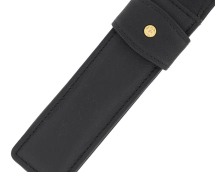 Pelikan 2er Lederetui Schwarz Gold Coated