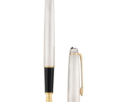Montblanc Meisterstück Solitaire 925er Sterling Silber Füller No.144 Classique