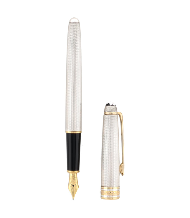 Montblanc Meisterstück Solitaire 925er Sterling Silber Füller No.144 Classique