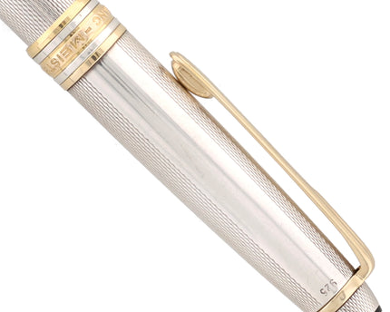 Montblanc Meisterstück Solitaire 925er Sterling Silber Füller No.144 Classique