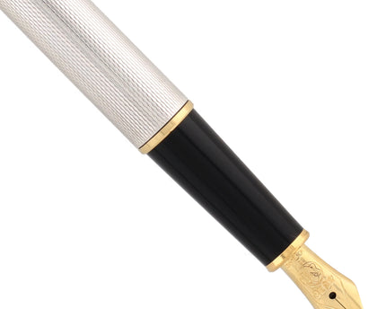 Montblanc Meisterstück Solitaire 925er Sterling Silber Füller No.144 Classique
