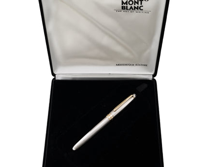 Montblanc Meisterstück Solitaire 925er Sterling Silber Füller No.144 Classique