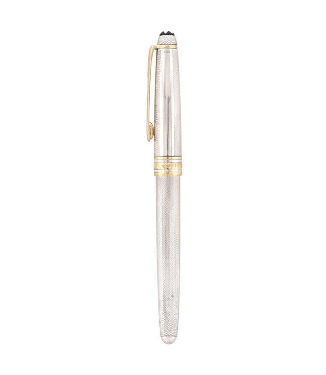 Montblanc Meisterstück Solitaire 925er Sterling Silber Füller No.144 Classique