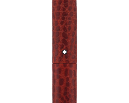 Montblanc Meisterstück Florence 1er Lederetui Mahagoni Kroko
