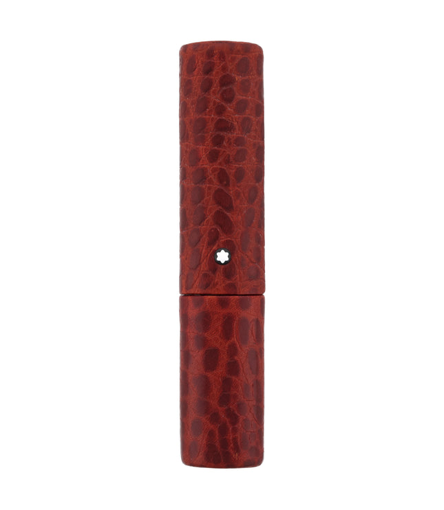Montblanc Meisterstück Florence 1er Lederetui Mahagoni Kroko