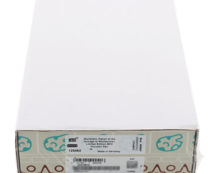 Montblanc Patron of Art 2020 Homage to Moctezuma 4810 Edition Füller - SEALED
