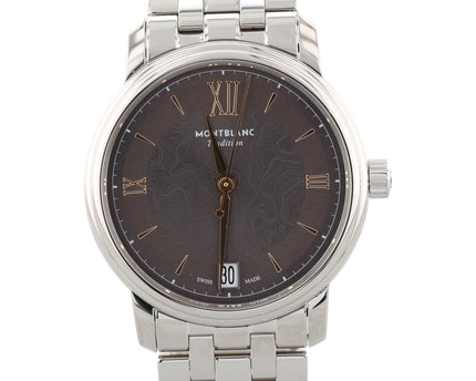 Montblanc Tradition Automatik Grau 32mm