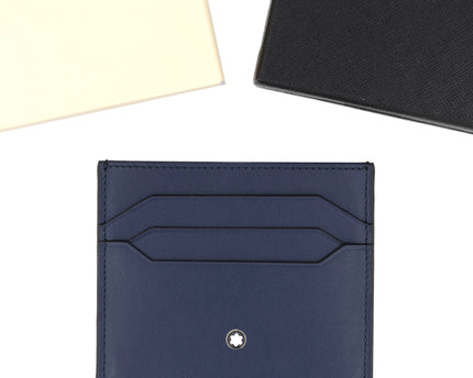 Montblanc Leather Goods Meisterstück Card Holder 6cc Tintenblau