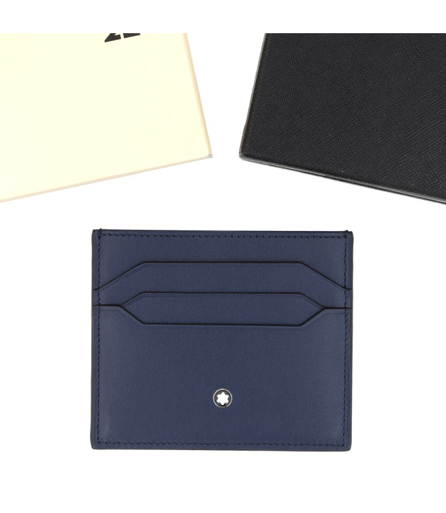 Montblanc Leather Goods Meisterstück Card Holder 6cc Tintenblau