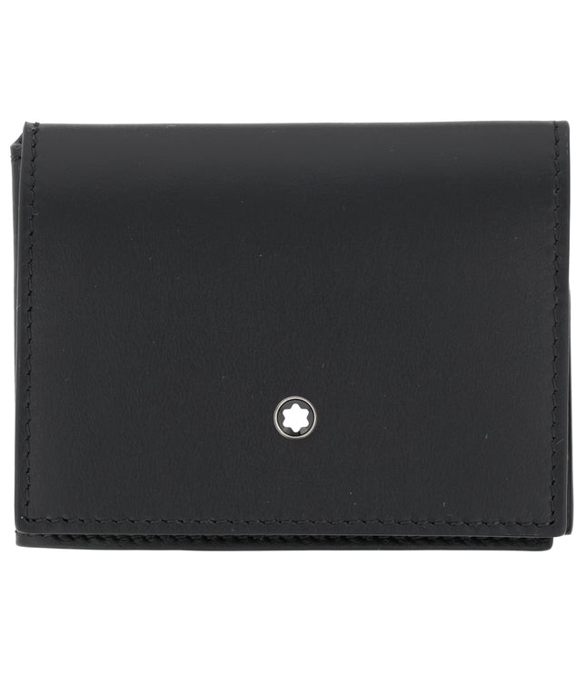 Montblanc Leather Goods Soft Card Holder Trio 4cc Schwarz