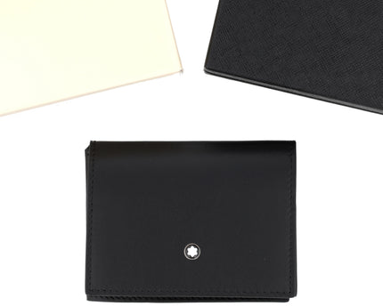 Montblanc Leather Goods Soft Card Holder Trio 4cc Schwarz