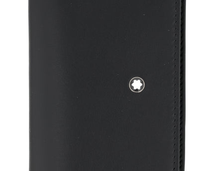 Montblanc Leather Goods Soft Card Holder Trio 4cc Schwarz
