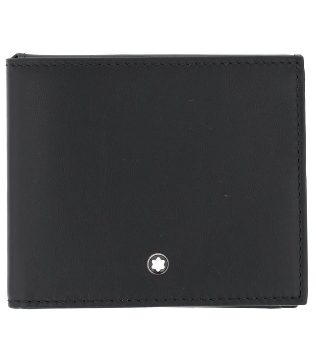 Montblanc Leather Goods Soft Thin Wallet Trio 4cc Schwarz