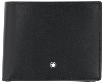 Montblanc Leather Goods Meisterstück Geldbörse 10cc mit Münzfach Schwarz