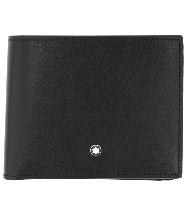 Montblanc Leather Goods Meisterstück Geldbörse 10cc mit Münzfach Schwarz