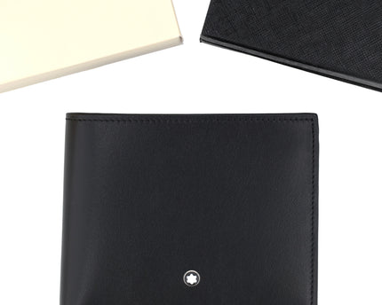 Montblanc Leather Goods Meisterstück Geldbörse 10cc mit Münzfach Schwarz