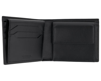 Montblanc Leather Goods Meisterstück Geldbörse 10cc mit Münzfach Schwarz