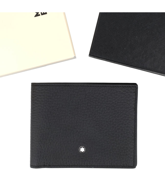 Montblanc Leather Goods Grain Geldbörse 6cc Schwarz