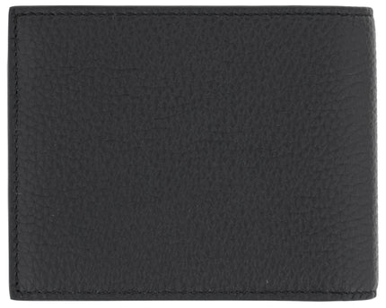 Montblanc Leather Goods Grain Geldbörse 4cc mit Münzfach Schwarz