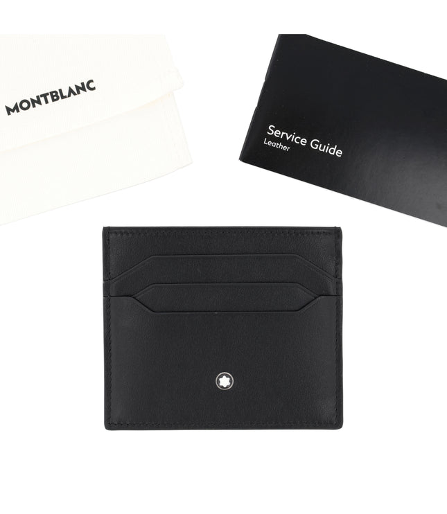 Montblanc Leather Goods Meisterstück Card Holder 6cc Schwarz