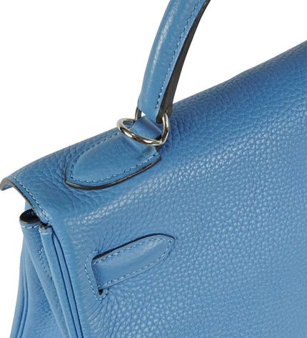 Hermès Kelly 32 Clémence Blau