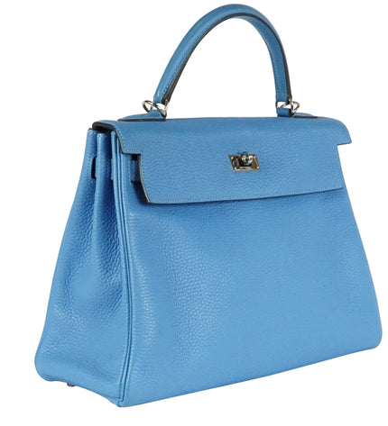 Hermès Kelly 32 Clémence Blau