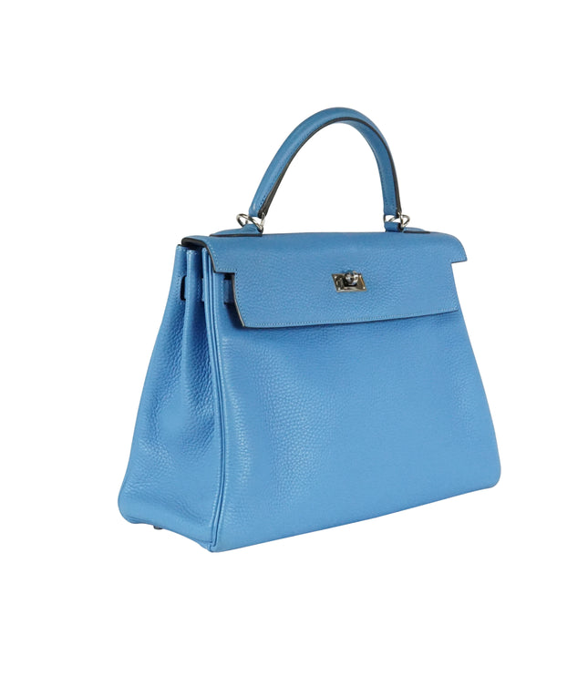 Hermès Kelly 32 Clémence Blau