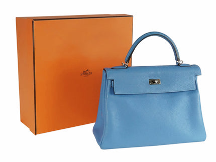 Hermès Kelly 32 Clémence Blau - meisterstück-shop.de