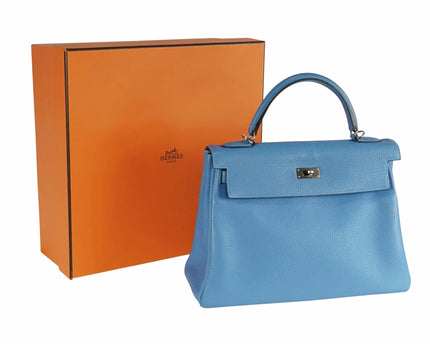 Hermès Kelly 32 Clémence Blau - meisterstück-shop.de