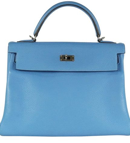 Hermès Kelly 32 Clémence Blau
