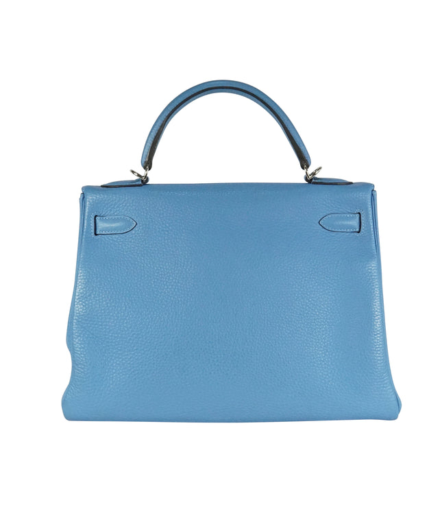 Hermès Kelly 32 Clémence Blau