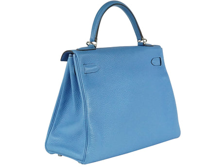 Hermès Kelly 32 Clémence Blau - meisterstück-shop.de