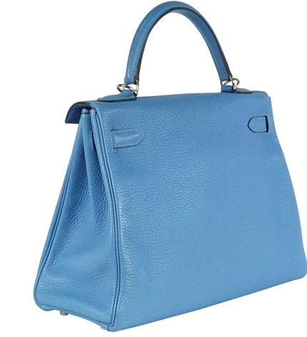 Hermès Kelly 32 Clémence Blau
