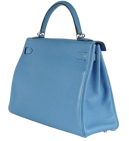 Hermès Kelly 32 Clémence Blau
