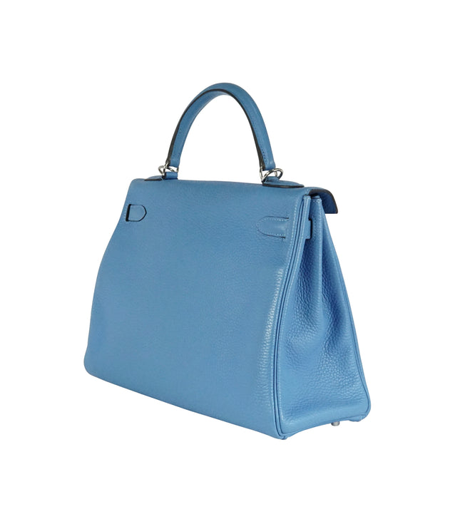 Hermès Kelly 32 Clémence Blau