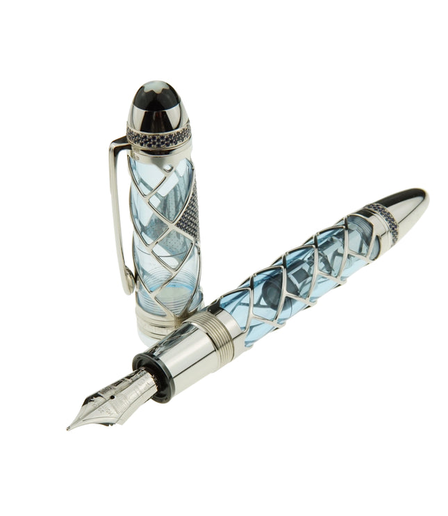Montblanc Flag Pen Limited Edition 2002 Tricolore Bleu Füller - Preis auf Anfrage!