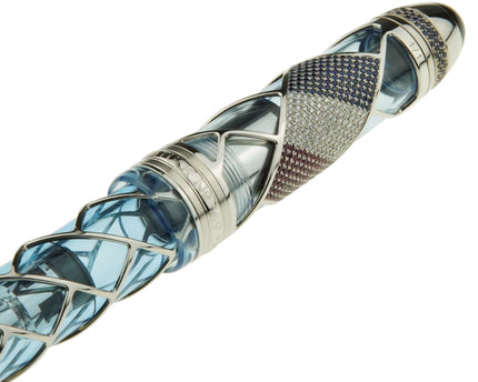 Montblanc Flag Pen Limited Edition 2002 Tricolore Bleu Füller - Preis auf Anfrage! - meisterstück-shop.de