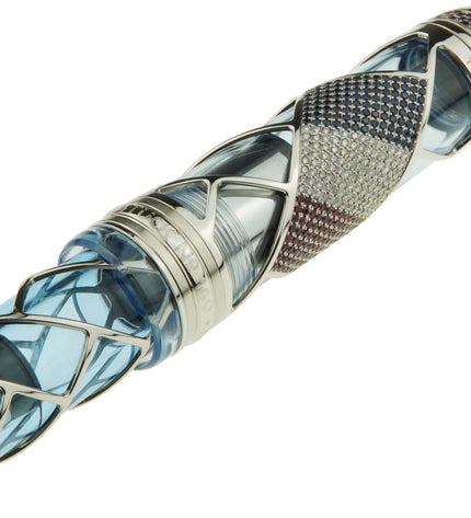Montblanc Flag Pen Limited Edition 2002 Tricolore Bleu Füller - Preis auf Anfrage!